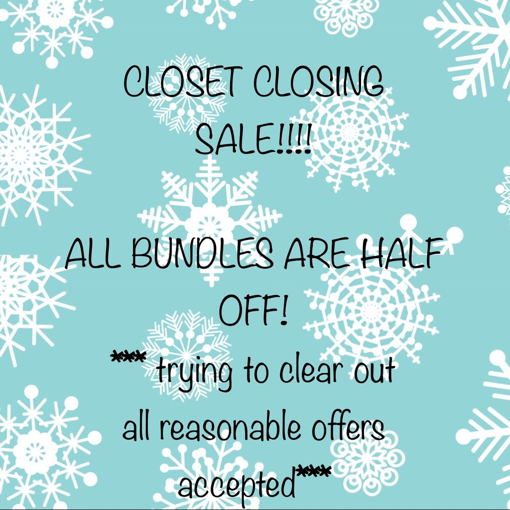 CLOSET CLOSING SALE